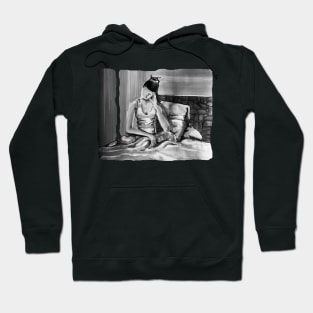 Unlearning in black and white Hoodie